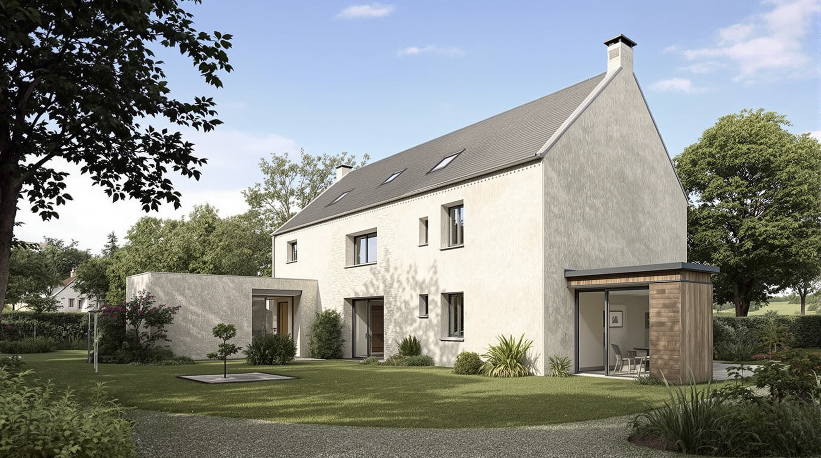 Construire une maison contemporaine en Perigord Noir